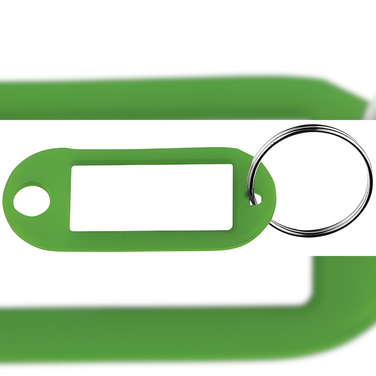 Alco Schlüsselanhänger Kunststoff dunkelgrün 100 Stück Image