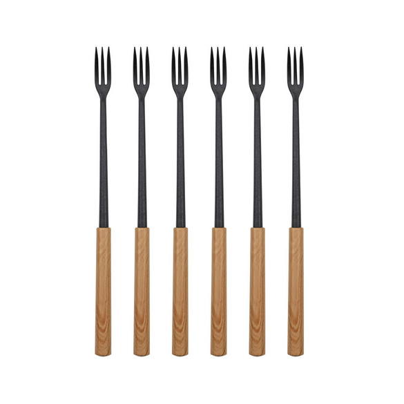 Käsefonduegabeln „Wood“ 6er-Pack NOUVEL Image