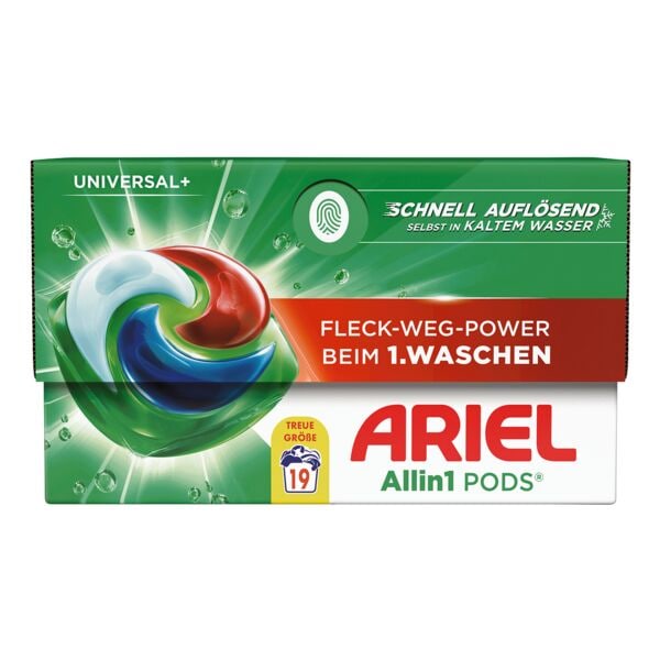 ARIEL Waschkapseln »All-in-1 Pods Universal+« 19 WL Image