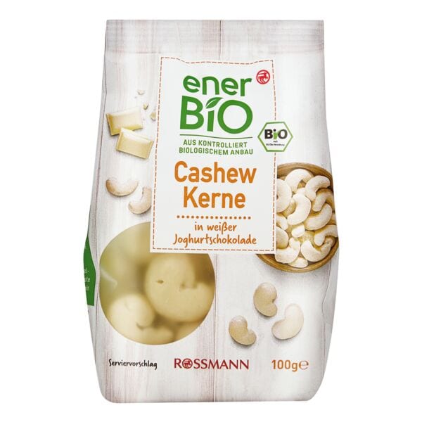enerBIO Cashewkerne mit weißer Joghurtschokolade 100 g Image