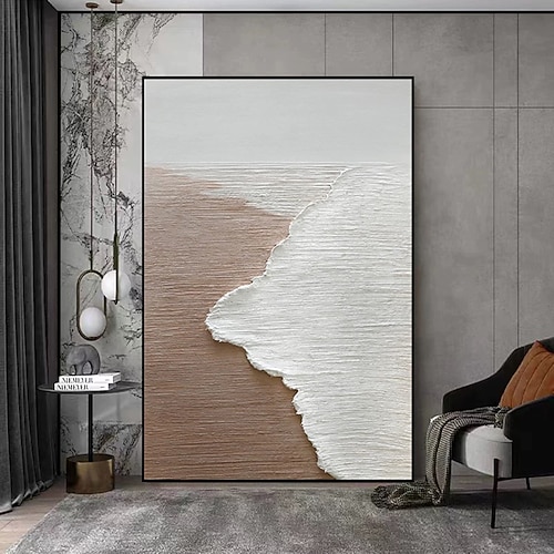 Ölgemälde Handgemalte Vertikal Abstrakt Landschaft Modern Ohne Innenrahmen (ohne Rahmen) Image