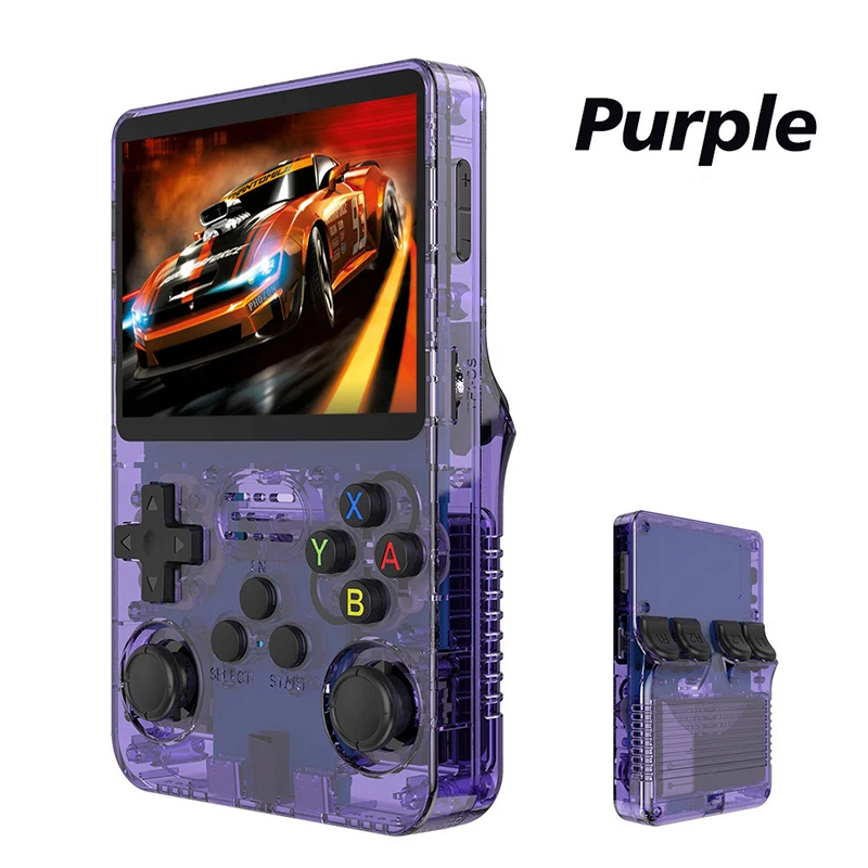 R36S Retro Handheld Video Game Console Linux System 3.5 Inch IPS Screen Portable Pocket Video Player 64GB Games Boy Gift 128GB
