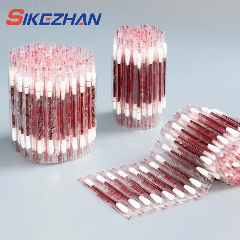 Jodophor-Alkohol, desinfiziert Wattestäbchen, Jod-Tinktur, desinfiziert Wunden, reinigt Outdoor-Survival, Erste-Hilfe-Pflege-Zubehör für Kleinkinder Image