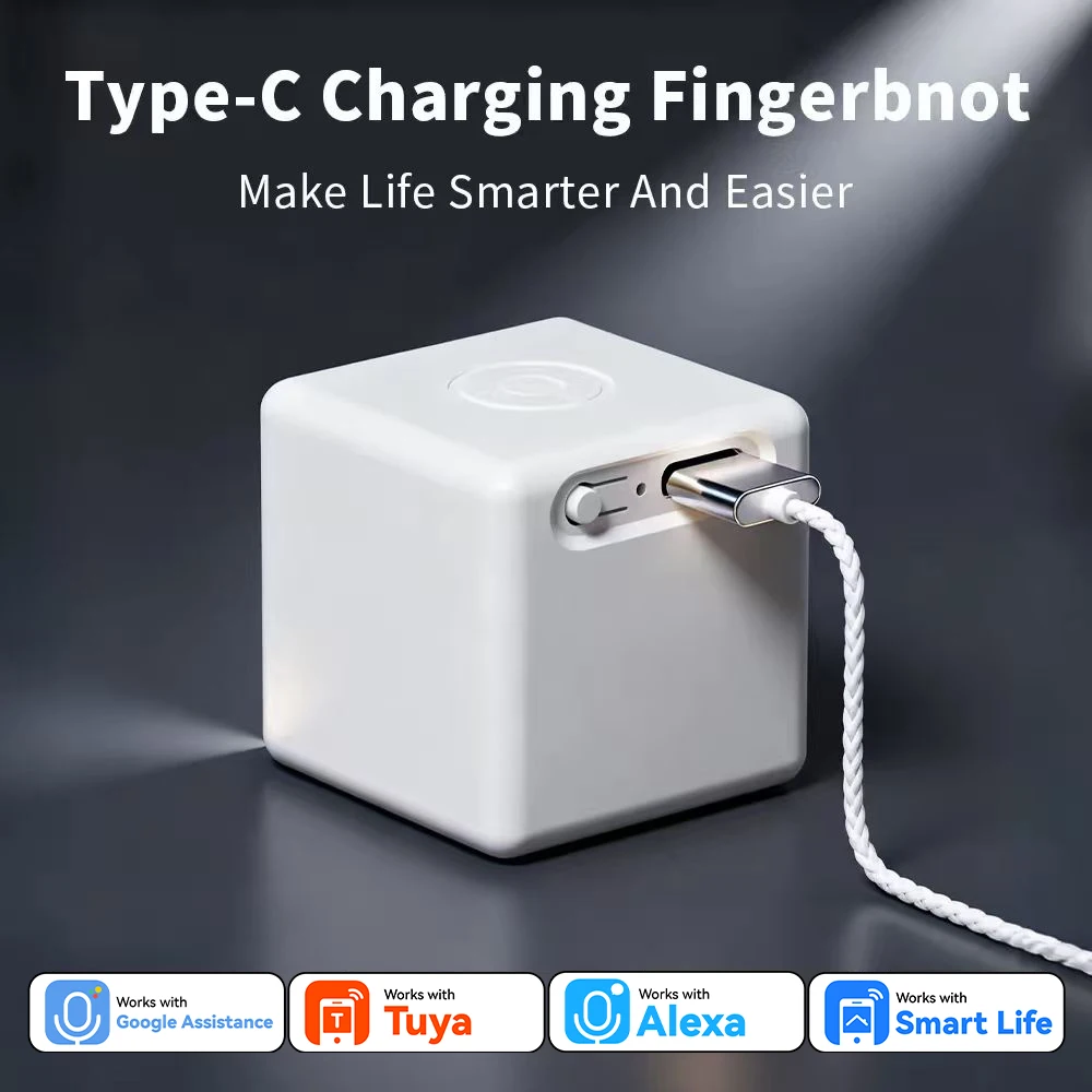 MINI Intelligent Button Robot Joystick Switch Smart Home Ferngesteuert Zeitgesteuert und sprachbetrieben durch die Smart Life App Image