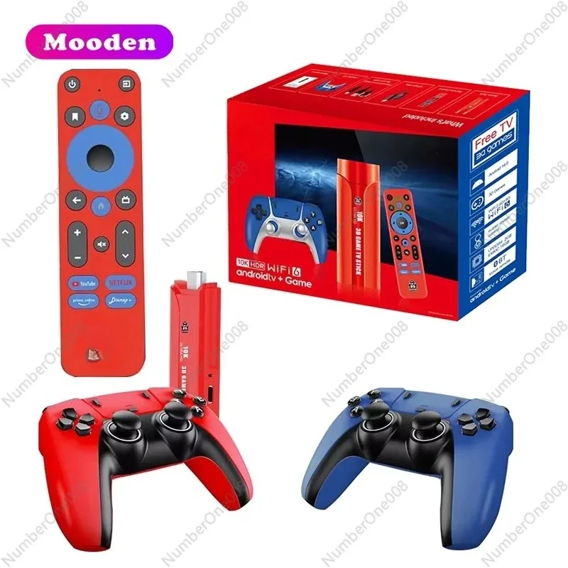 JG1 Game Stick 4K TV-System 64 GB mit 20000 3D-Retro-Spielen Android 13.0 TV-Box-Spielekonsole Image