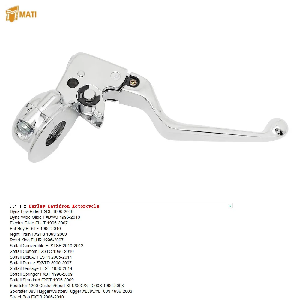 Kupplungs hebel & Montage Barsch halterung schwarz für Harley Davidson Sportster 883 1200 Softail Dyna Electra Glide Road King Fett