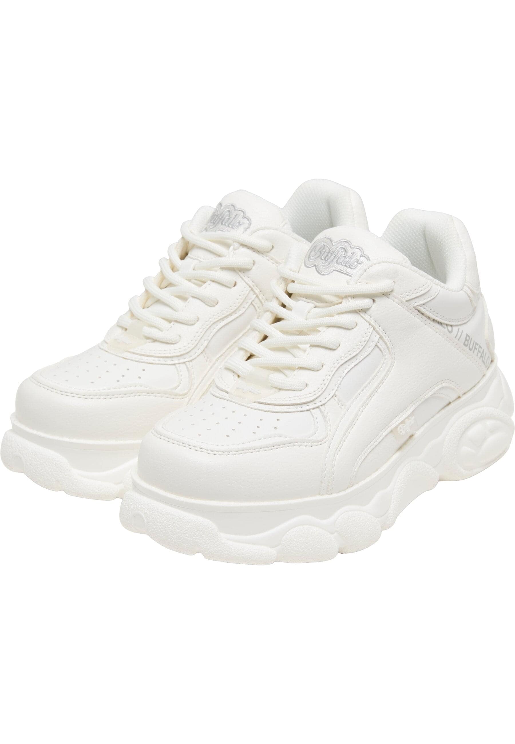 Trainingsschuh BUFFALO "Buffalo CLD ECHO", Damen, Gr. 41, weiß, Polyurethan, unifarben, Schuhe