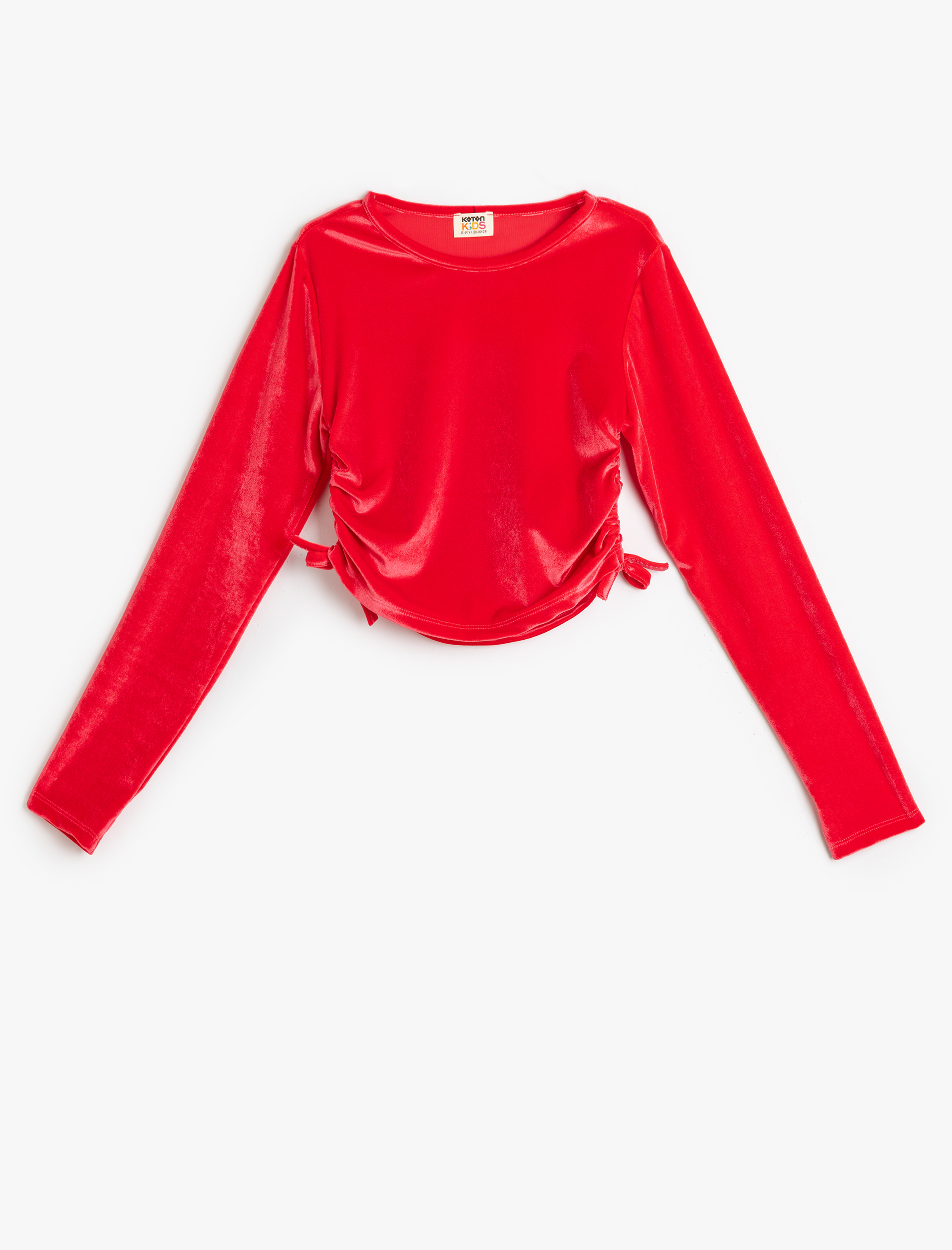 Koton Bluse Langärmelig Rundhalsausschnitt Bluse Image