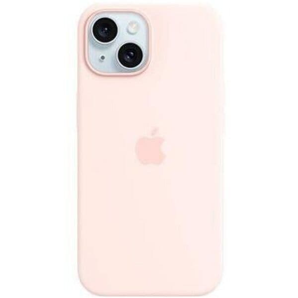 Apple Smartphone-Hülle mit MagSafe »Silikon Case« iPhone 15 plus hellrosa rosa Image