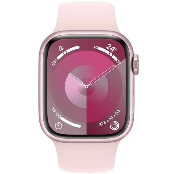 Apple Smartwatch Apple Watch Series 9 GPS + Cellular Sportband 45 mm pink Image