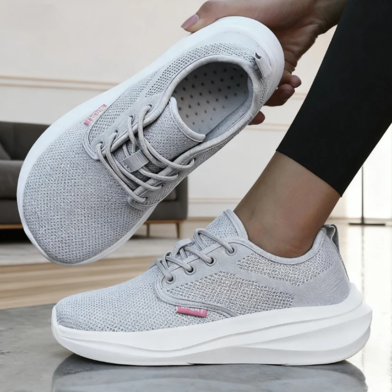 Damen-Turnschuhe, atmungsaktives Mesh, breite Zehen, Freizeitschuhe, bequeme Fitness-Trainings-Turnschuhe, Schuhe für Damen mit kostenlosem Versand Image