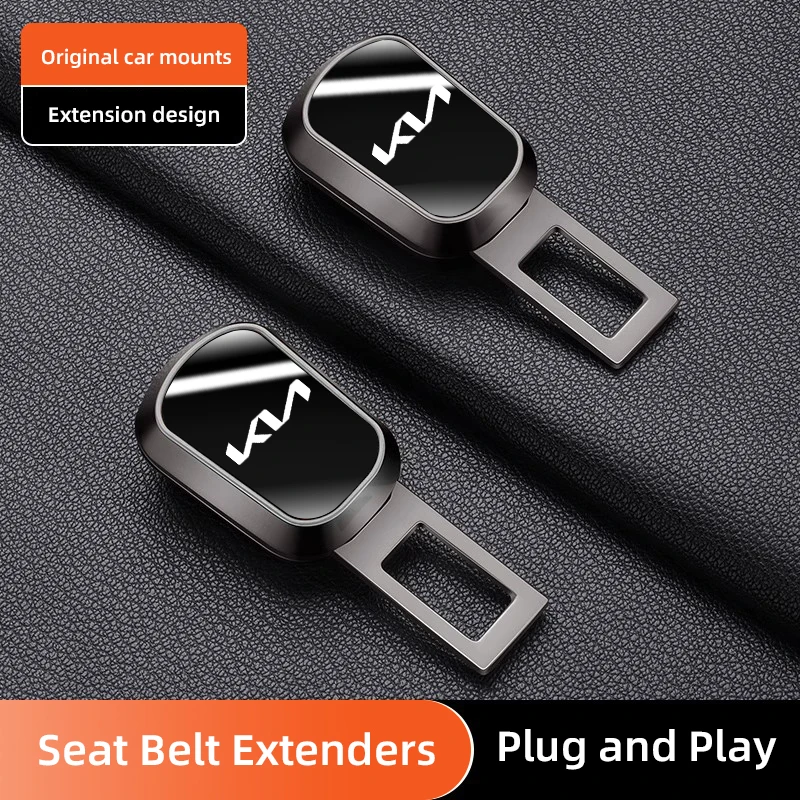 Auto Sitz Gürtel Verlängern Legierung Verschluss Sicherheit Gurt Schnalle Extender Zubehör Für KIA K5 K9 Sorento Ceed Sportage Karneval Forte Image