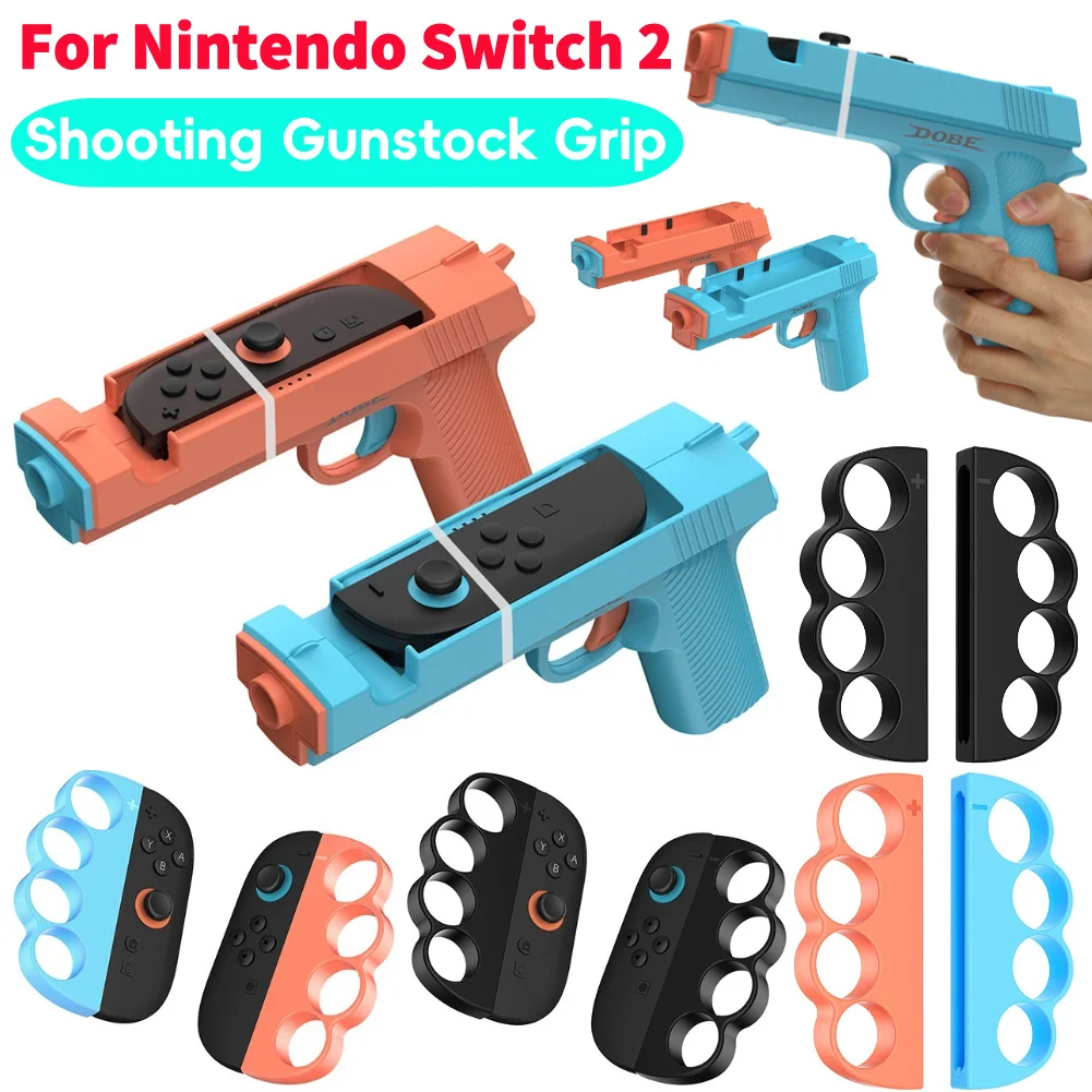 Schießspiel Gun Controller für Switch 2 Joy-Con Game Gun ABS Shooting Gunstock Grip Game Gun Shape Handgriff Spielzubehör Image