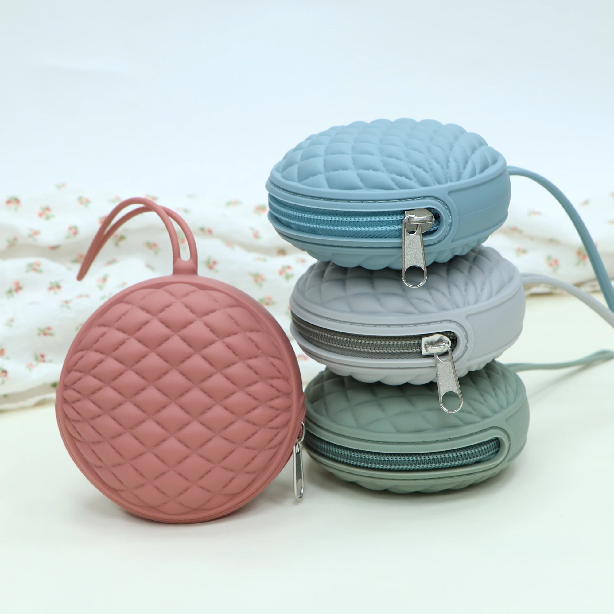 c BPA-freies Silikon-Schnulleretui für Neugeborene, lebensmittelechtes Silikon für Kinderwagen und Wickeltaschen für Jungen und Mädchen Image