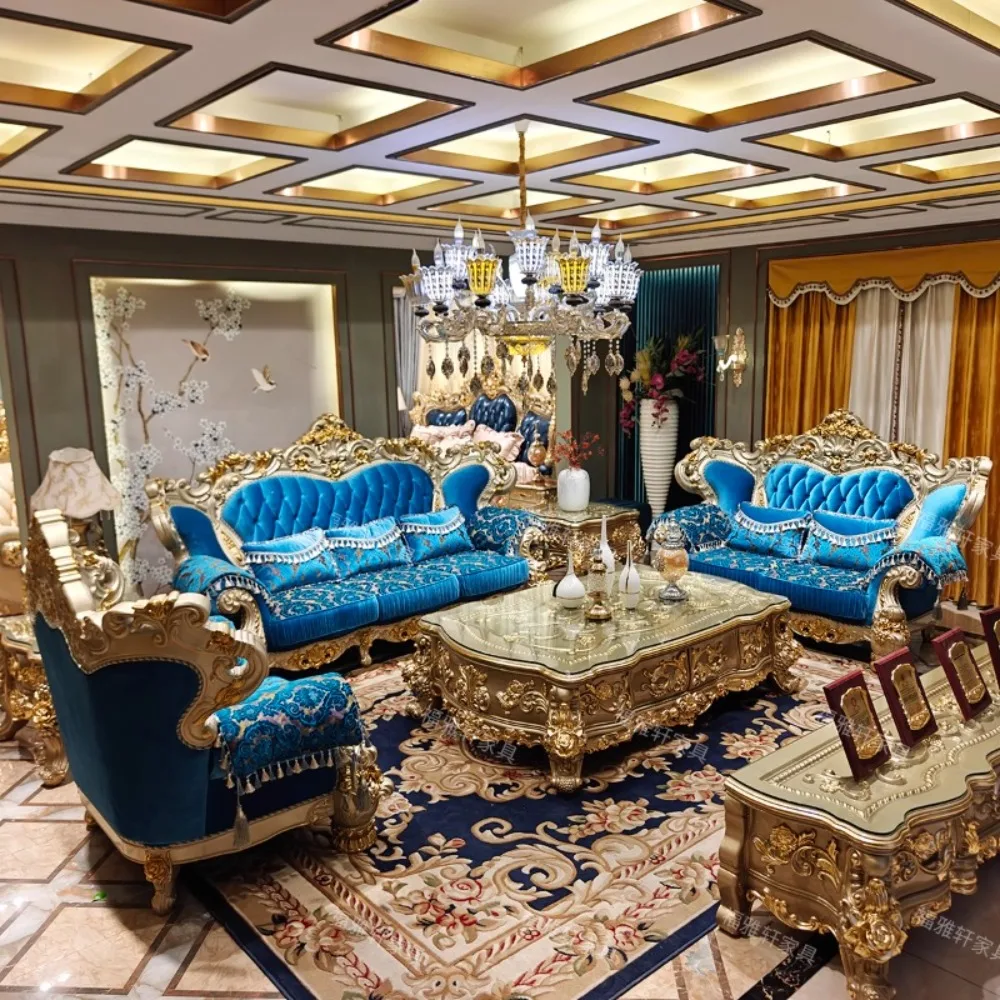 Klassische Wohnzimmersofas, 2-Sitzer, Lederboden, Luxussofa, Büro-Designer, bequeme Canape Salon De Luxe Wohnmöbel