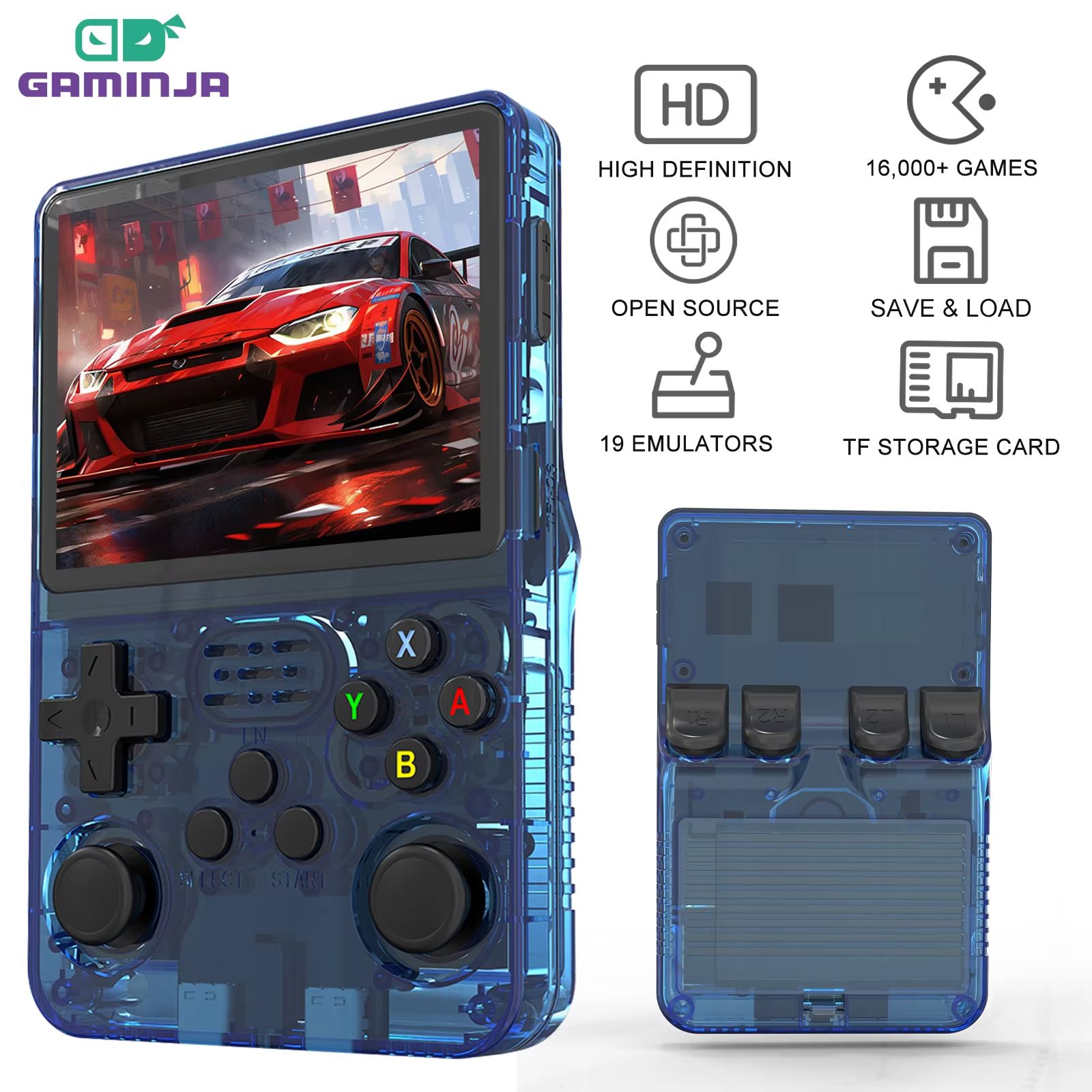 R36S Handheld Game Console With 3.5