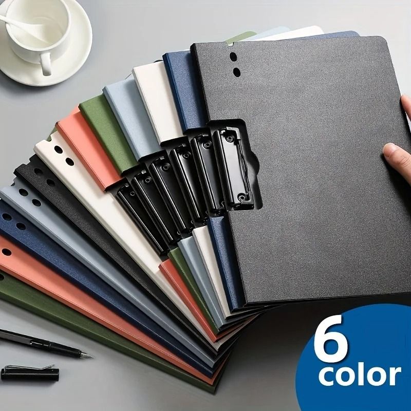 A4 Document Organizer Clipboard With Cover light Grey