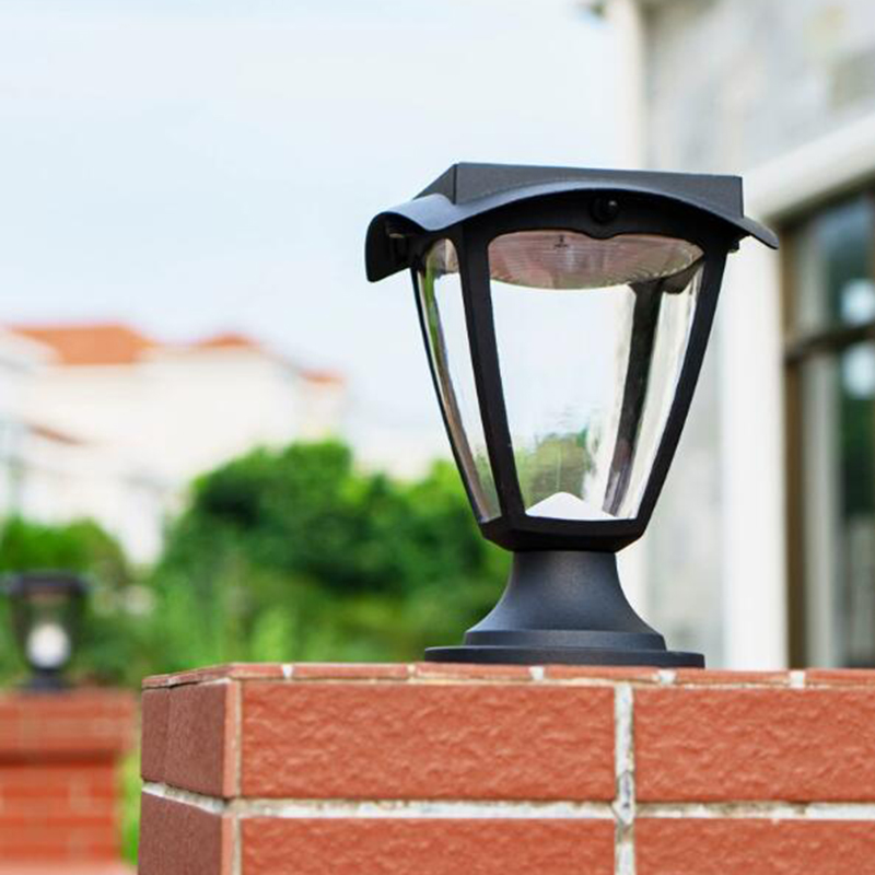 Outdoor LED Solar Column Pillar Light, Fence Post Deck Cap Lamp, Waterproof Garden Gate Landscape Solar Light Outdoor LED Solar Column Pillar Light, Fence Post Deck Cap Lamp, Waterproof Garden Gate Landscape Solar Light
