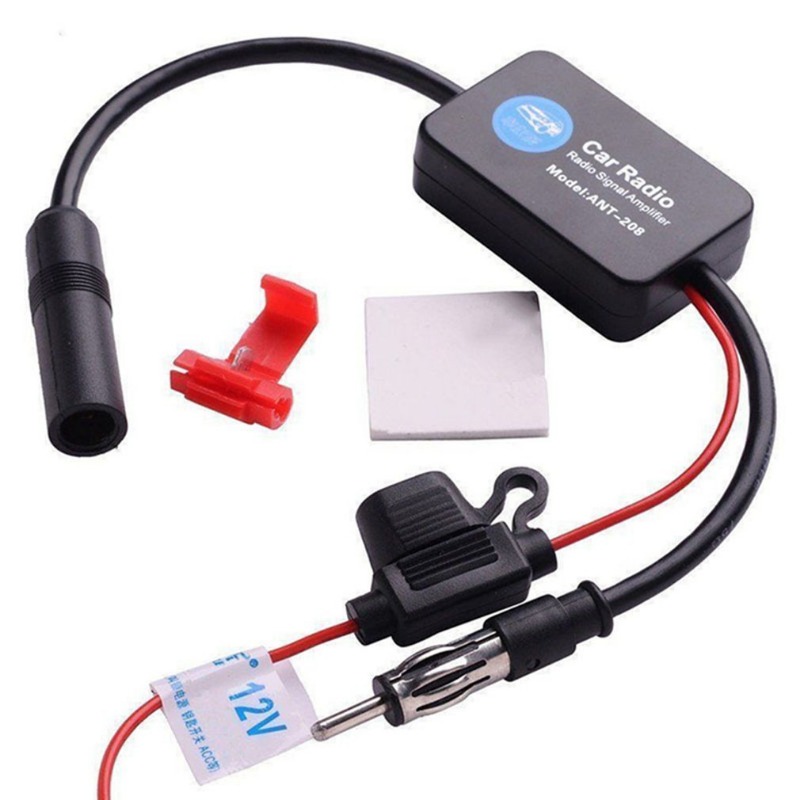 Car Antenna FM Signal Amplifier, Universal Practical Anti Interference Radio Booster Amp, High Performance Automobile Car Antenna FM Signal Amplifier, Universal Practical Anti Interference Radio Booster Amp, High Performance Automobile