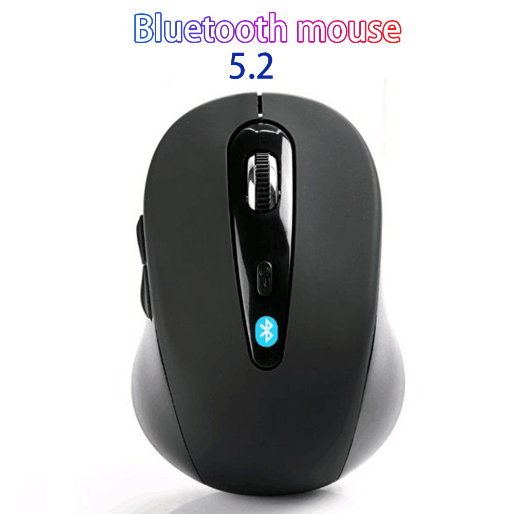 Wireless Bluetooth 5.2 Mouse 10M Range, Macbook IPad Android Tablets, Laptop Notebook PC Use black
