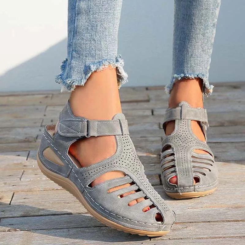 Women Sandals Shoes, Summer Outdoor Shoes, Party Walking Shoes, Beach Sandal, Wedge Women Shoe, Female Footwear blue 42