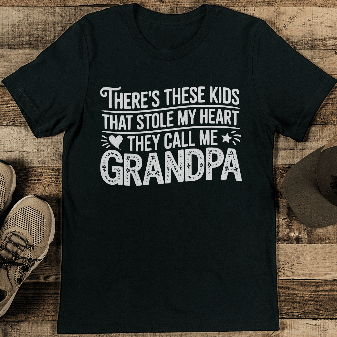 There's These Kids That's Sole My Heart The Call Me Grandpa Tee 3XL Athletic Heather