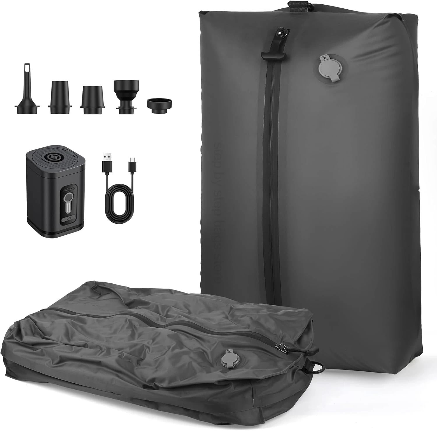 Travel Vacuum Compression Bag With Reusable Air Pump And Folding Storage Design 17l Bag Without Pump