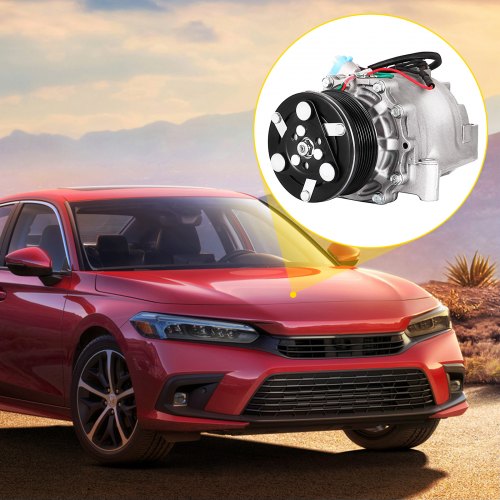 Honda Civic 1.8L 2006 2011 AC Compressor Clutch, High Performance Aluminum Replacement For OEM Fit & Rapid Cooling Honda Civic 1.8L 2006 2011 AC Compressor Clutch, High Performance Aluminum Replacement For OEM Fit & Rapid Cooling