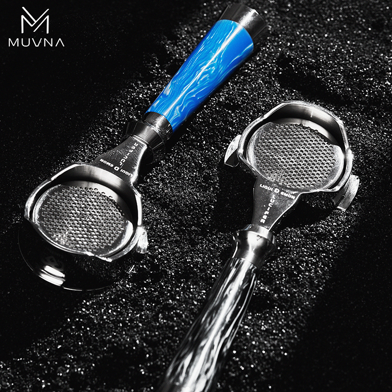 Professional Bottomless Portafilter, Lucifer Series Naked Espresso Portafilter Compatible With E61, Breville & DeLonghi black 2