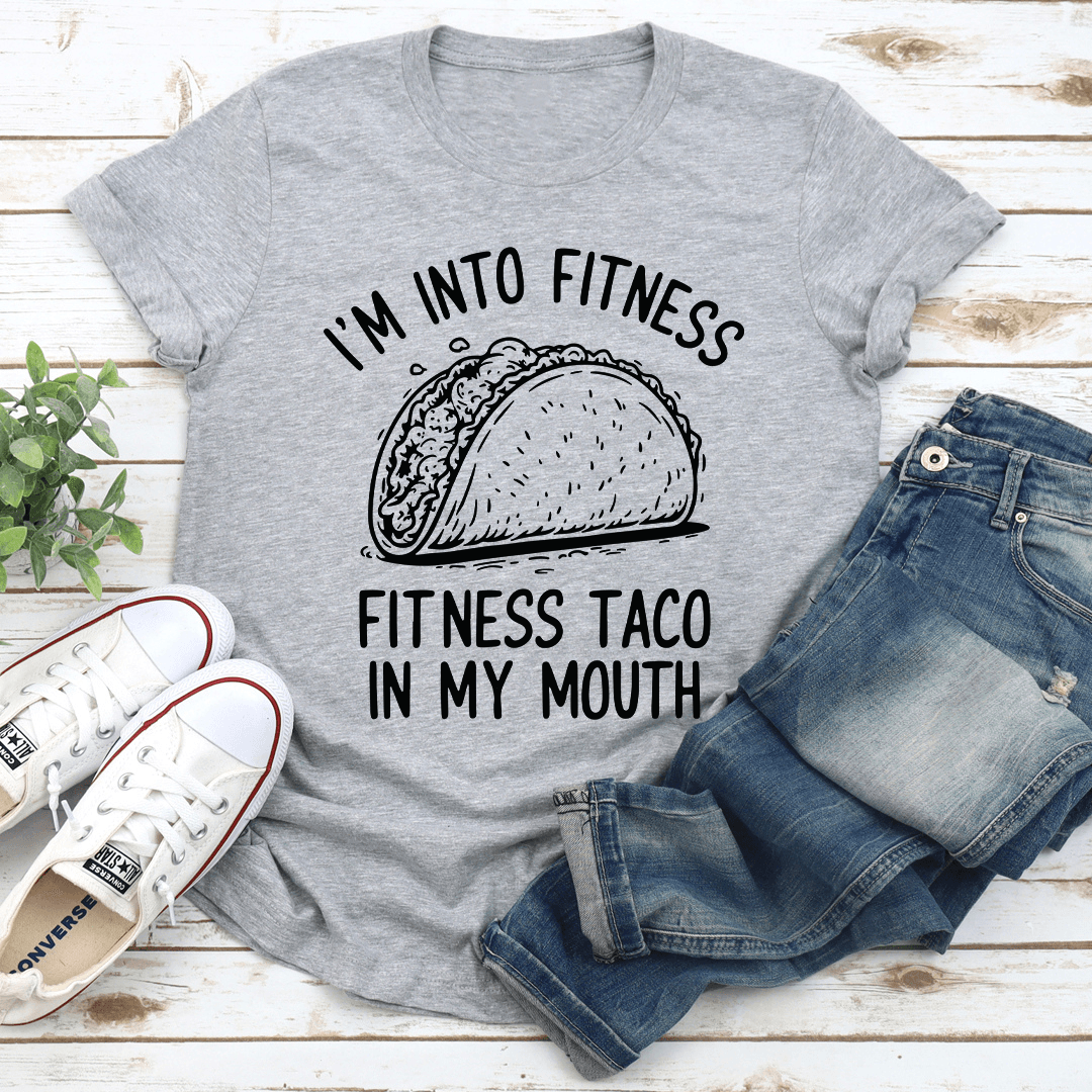 I'm Into Fitness Tee XL White