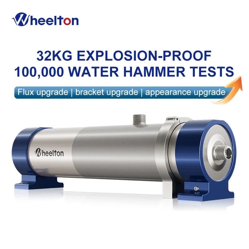 Wheelton Whole House High Flow Water Filter Purifier Reusable SUS304 0.01um PVDF 1000L To 3000L Capacity 1000 L