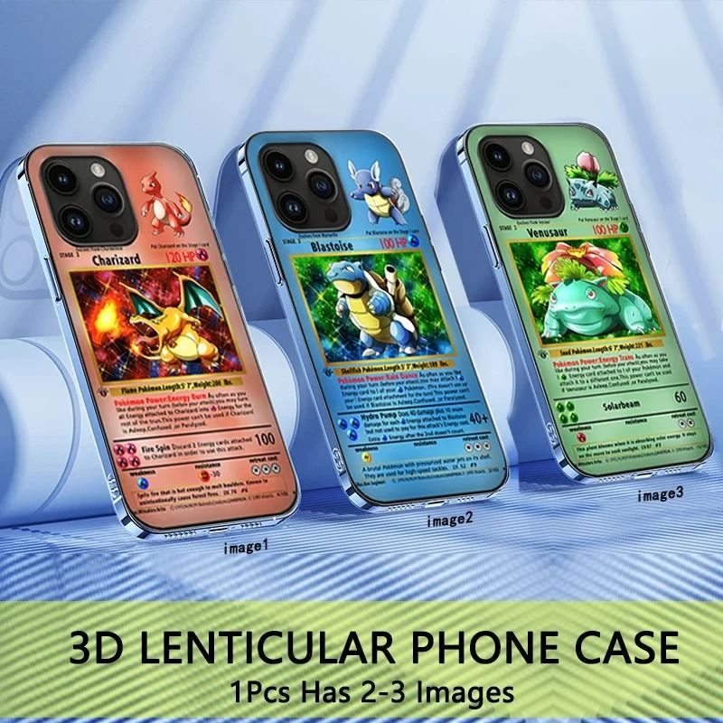 Pokemon Anime 3D Phone Case For IPhone Samsung And Xiaomi iphone 14 Pro Max