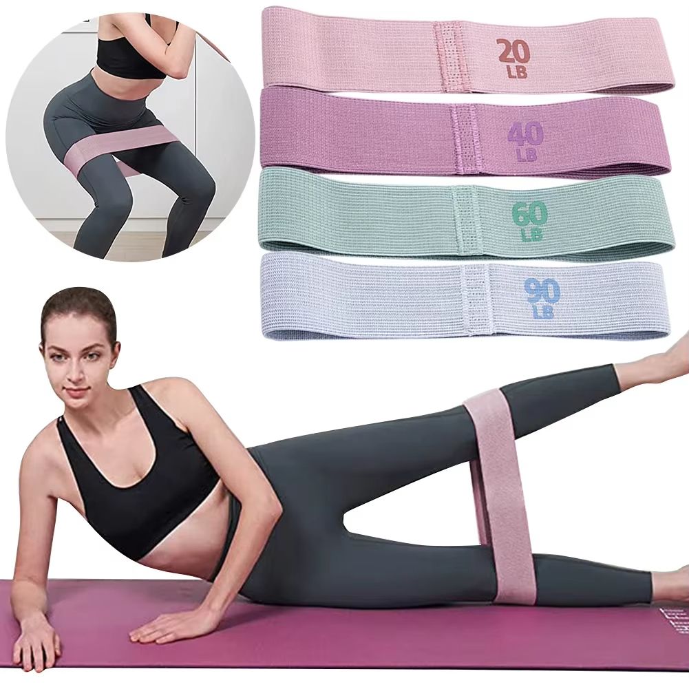 Resistance Bands For Legs And Glutes Booty, Thigh & Hip Workout Bands For Fitness And Yoga green