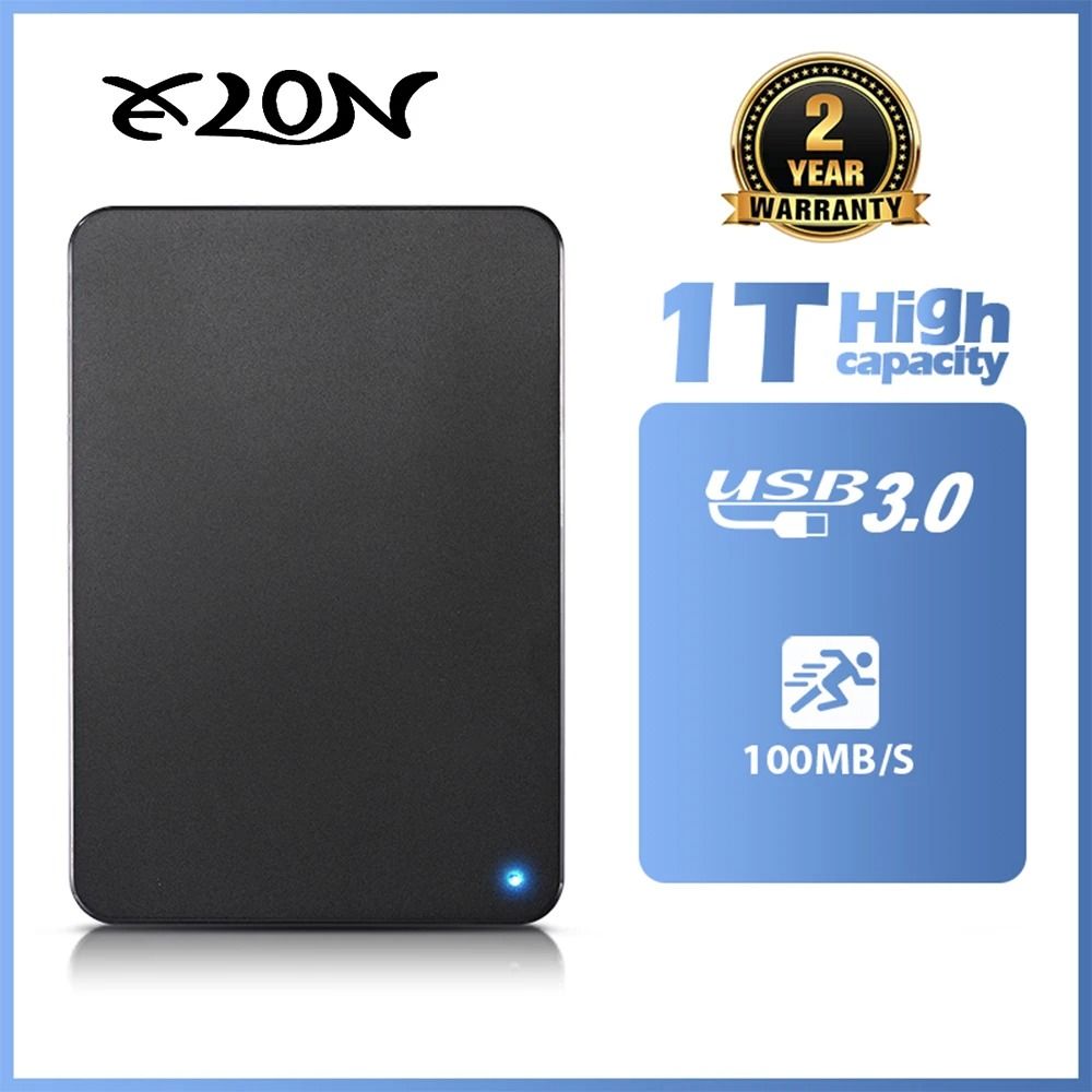 Portable External Hard Drive USB 3.0 High Speed HDD For Laptop PC MacBook PS4 PS5 160gb