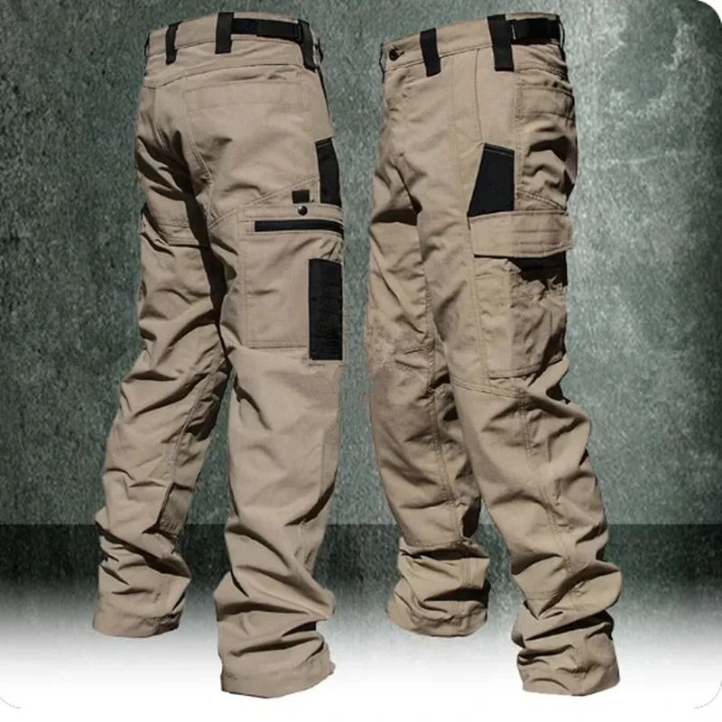 Mens Tactical Waterproof Cargo Pants Outdoor Multi Pocket Combat Trousers e 4xl