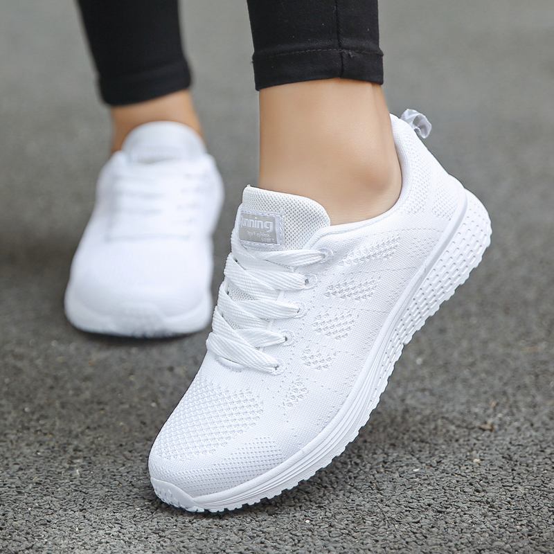 Soft Fashion Women Sneakers, Vulcanize Sneakers Shoes Woman, Lightweight Mesh Summer Sneakers, Casual Comfortable Women black 44