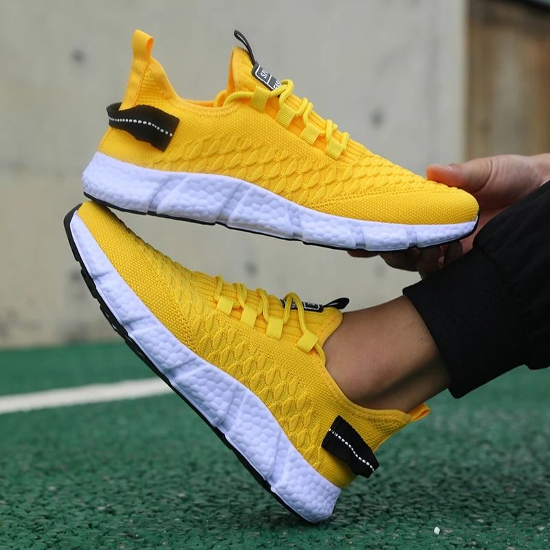 Lightweight Breathable Running Sneakers For Men And Women light Blue 8.5