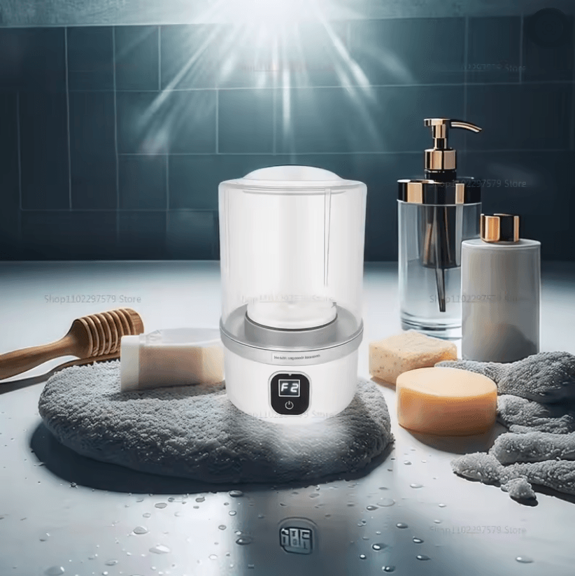 FreshSpin Portable Mini Washing Machine For Travel And Small Spaces white