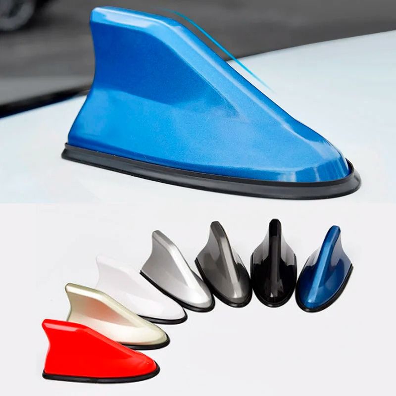 Universal Car Shark Fin Antenna blue