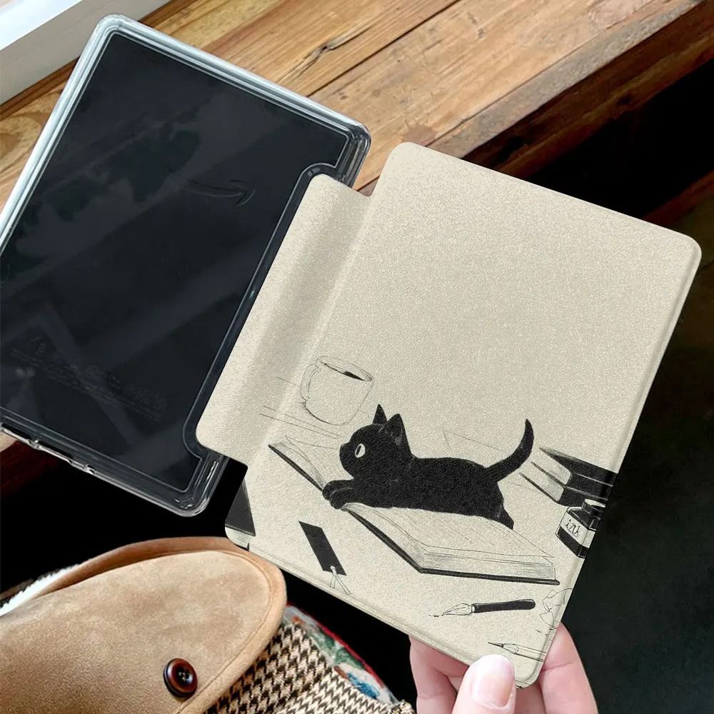 Acrylic Back Shell Kindle Case With Hand Strap e 11th Gen 6in