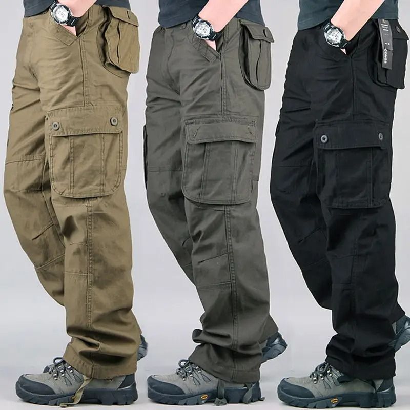 Mens Outdoor Tactical Work Pants With Multi Pockets a 40