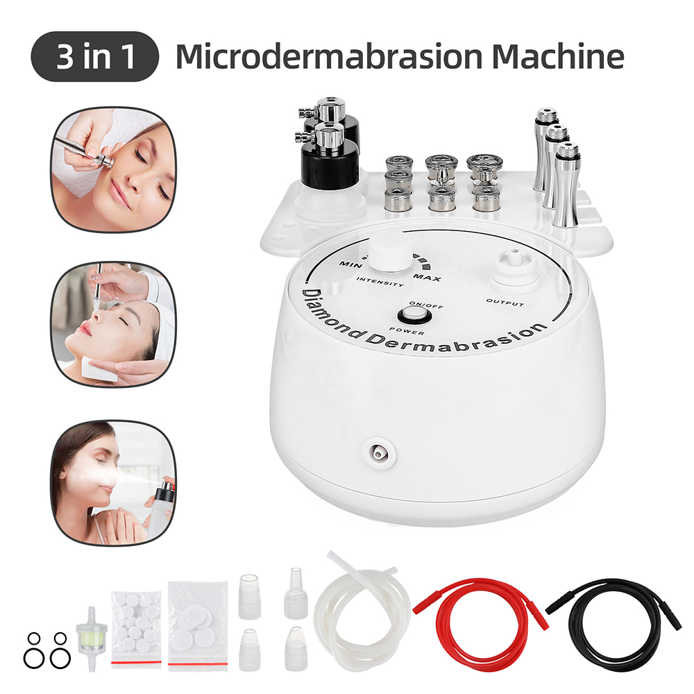 At Home Microdermabrasion Beauty Machine, Diamond Peeling & Water Spray For Face Exfoliation & Skin Rejuvenation At Home Microdermabrasion Beauty Machine, Diamond Peeling & Water Spray For Face Exfoliation & Skin Rejuvenation