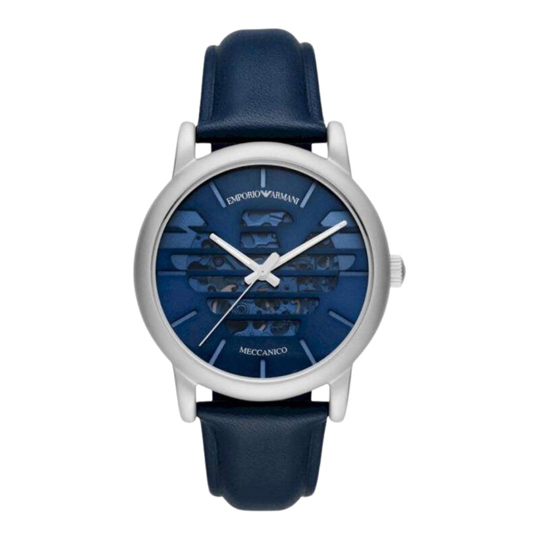 Emporio Armani Unisex Erwachsene Analoguhr (Marineblau/Silber) Image