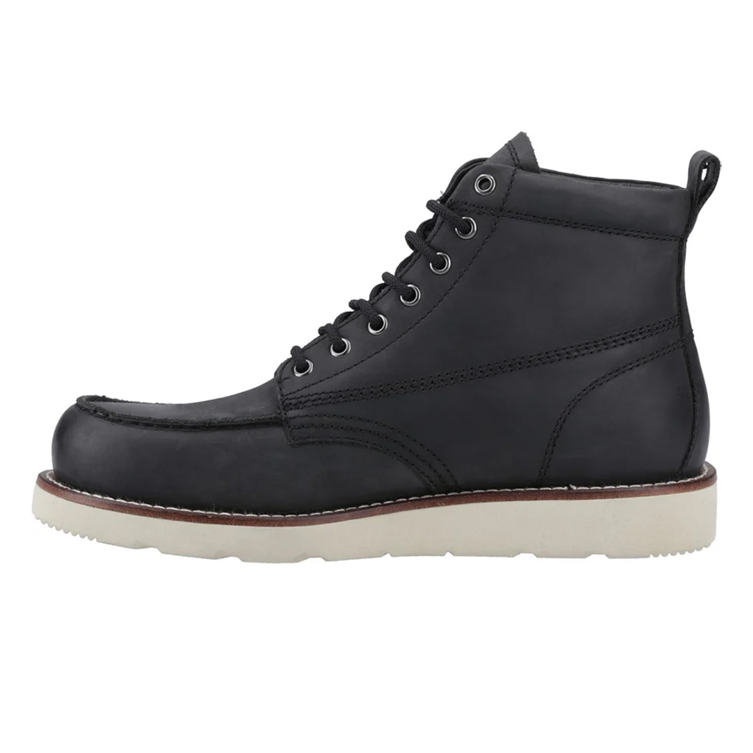 Jack And Jones - "Toronto" Stiefel für Herren, Leder (Schwarz)