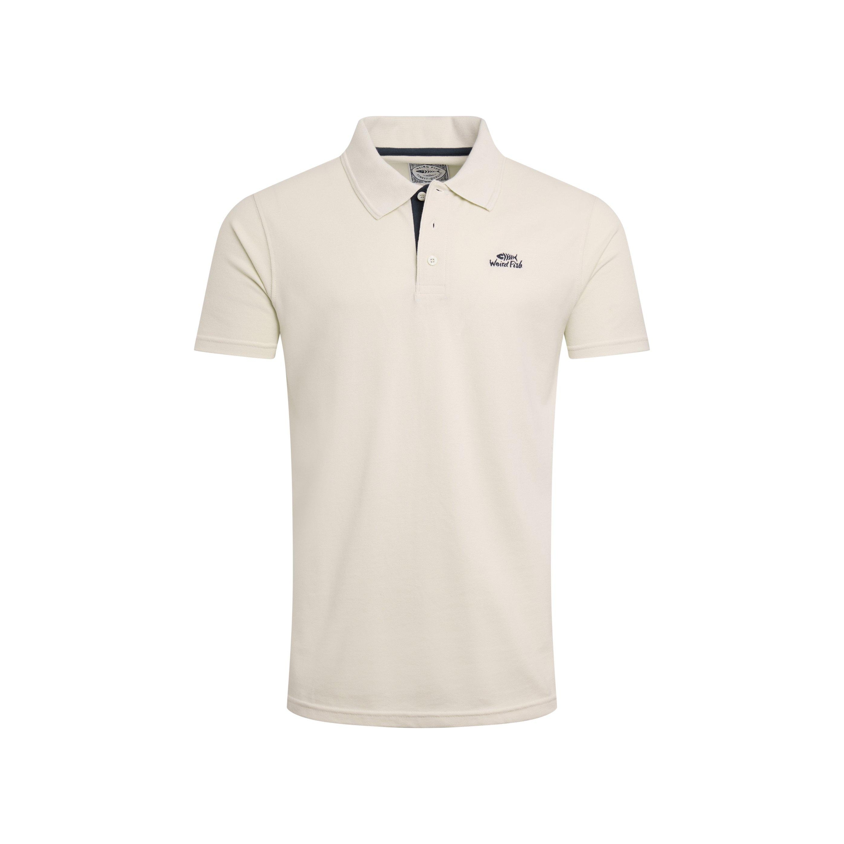 Weird Fish - "Miles" Poloshirt Baumwolle aus biologischem Anbau für Herren (Faden) Image