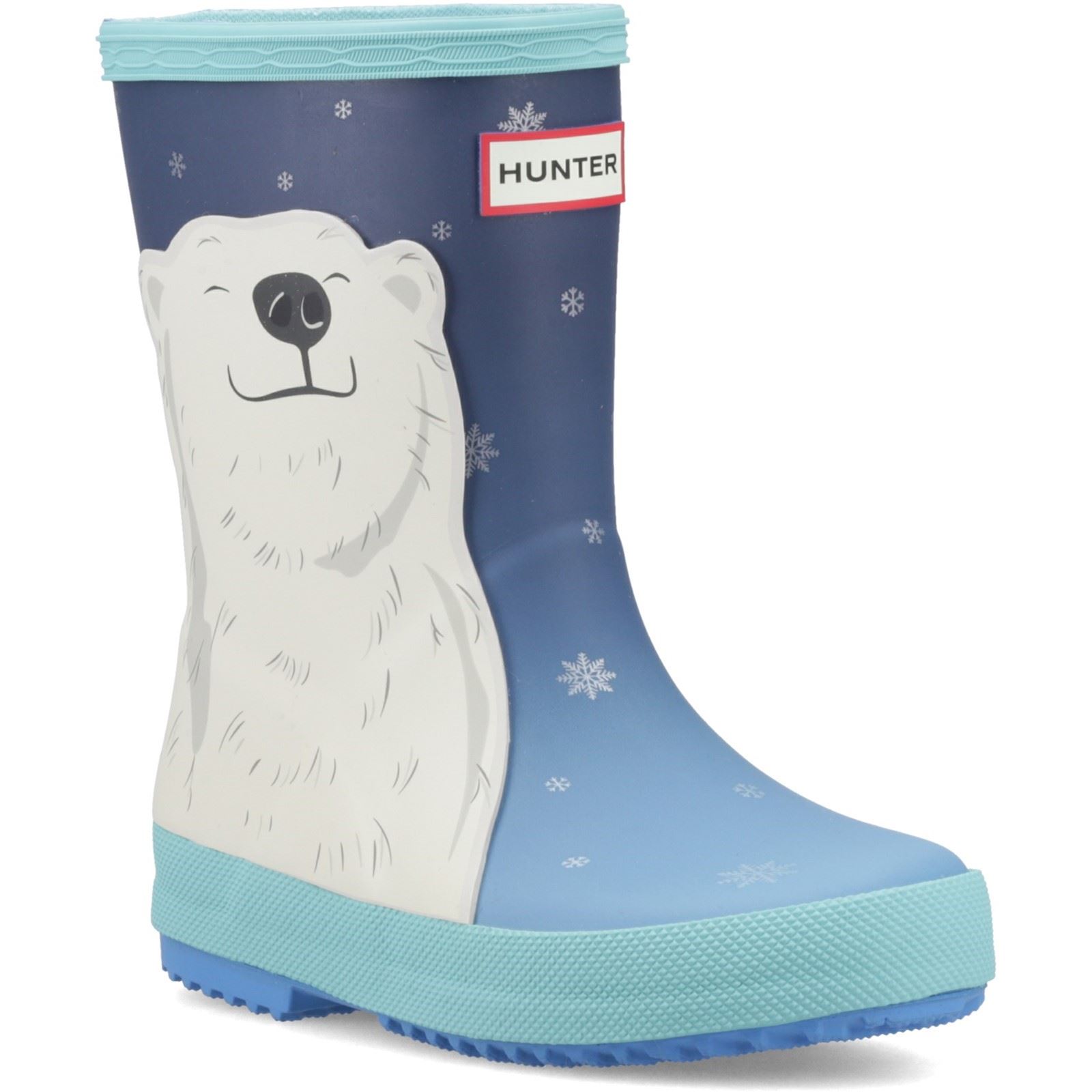 Hunter Kinder Erste Isolierte Gummistiefel Polar Bear Wellington Stiefel Image
