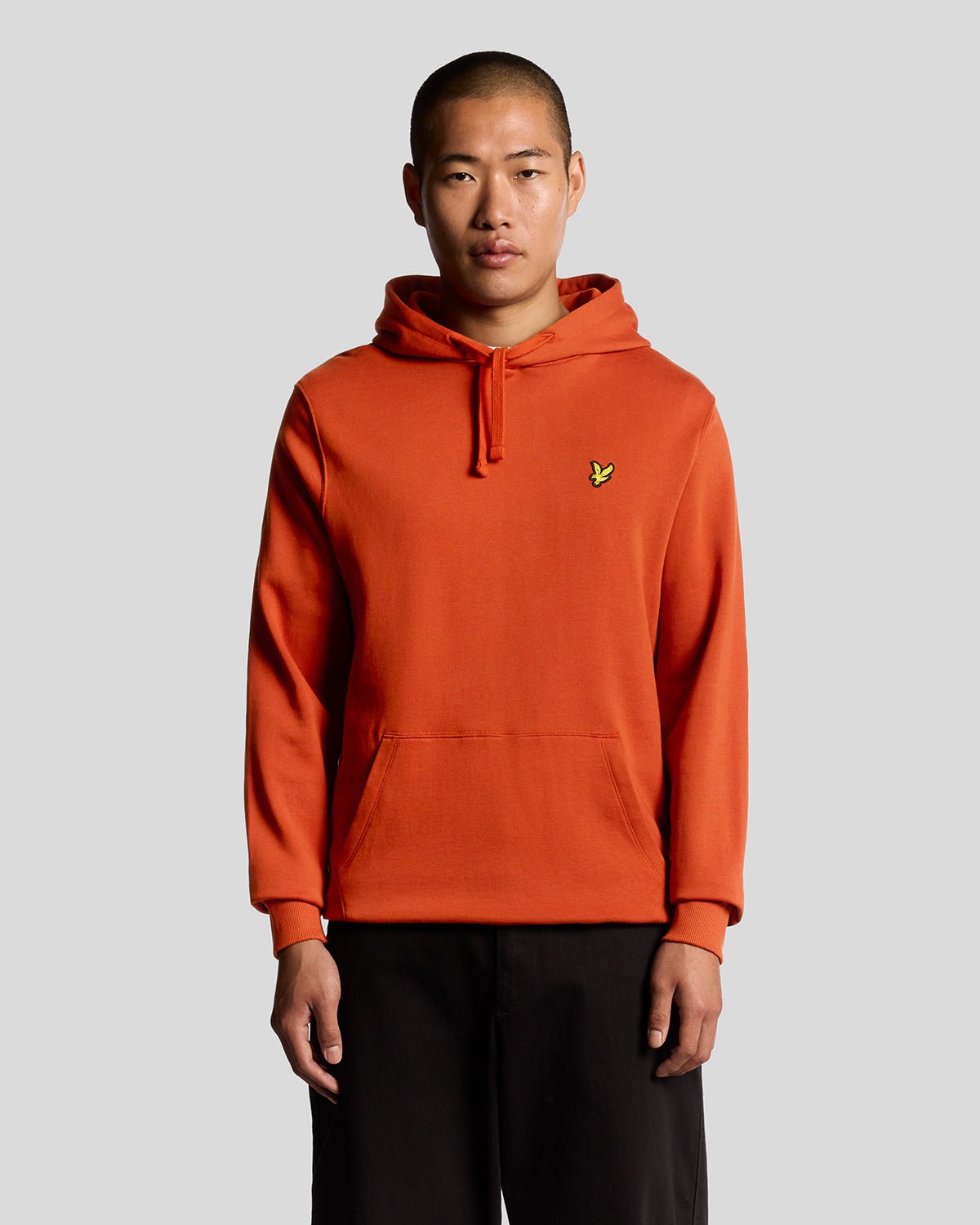 Lyle & Scott Loopback Baumwoll-Hoodie - Rot Image