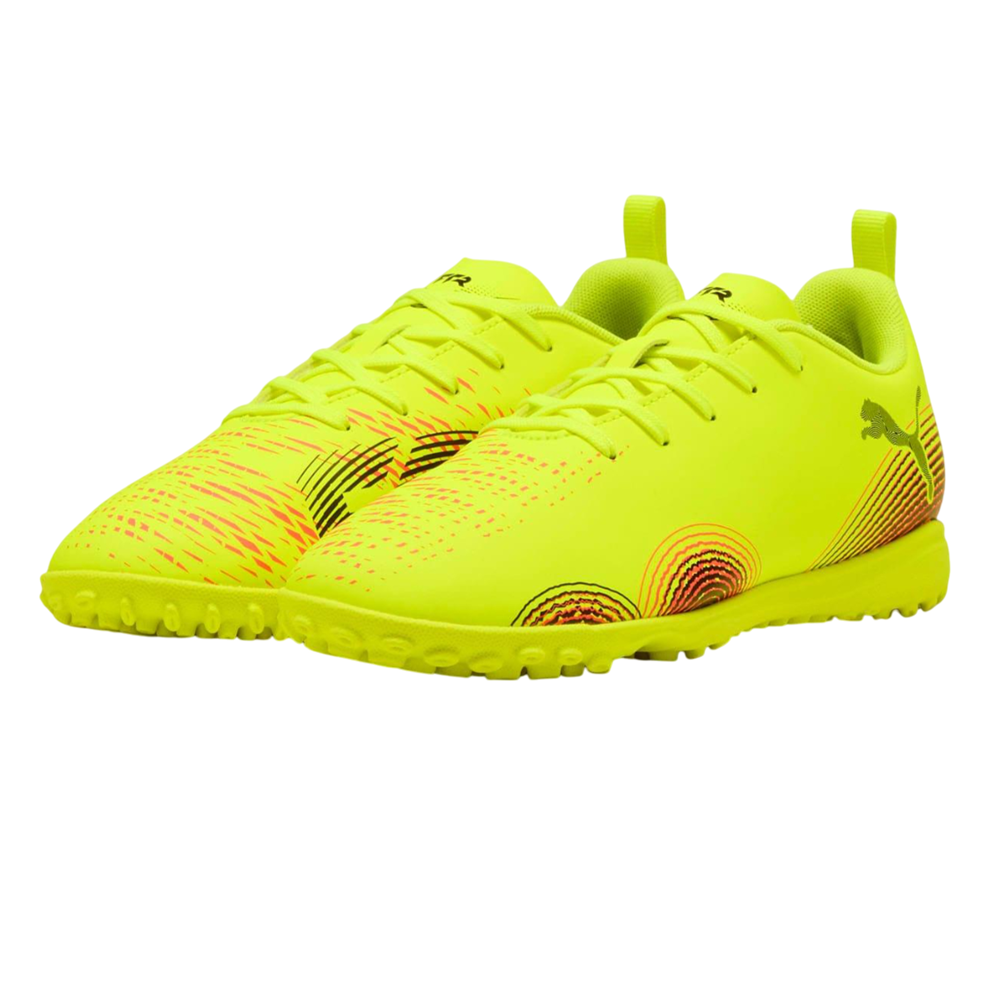 Puma - "Future 8 Play" Künstlicher Boden Fußballschuhe für Kinder (Gelb) Image