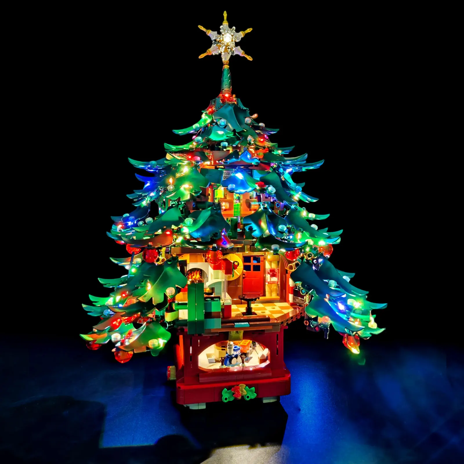 LED-Beleuchtungsset, kompatibel mit Lego 41843 Weihnachtsbaum (Modellsteine NICHT im Lieferumfang enthalten) Image