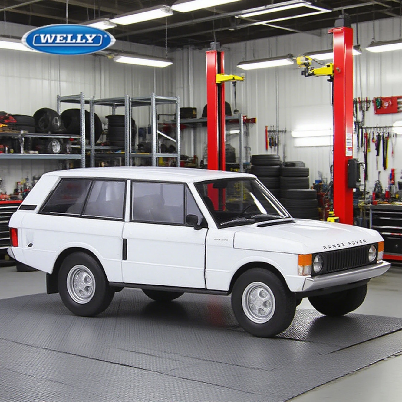 WELLY 1:24 Land Rover Range Rover 1970 Alloy Car Diecasts & Toy Vehicles Car Model Miniature Scale Model Car Toy For Children